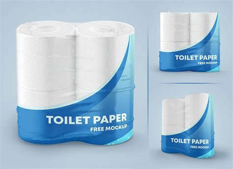 Download Toilet Tissue 18 pack Mockup